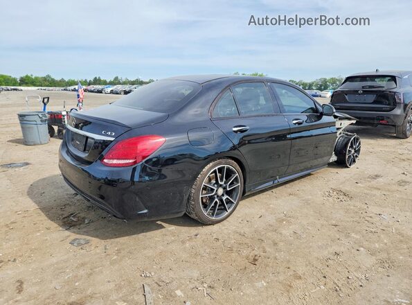 55SWF6EB8HU195444 2017 MERCEDES-BENZ C Black Հետևի աջ