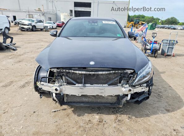 55SWF6EB8HU195444 2017 MERCEDES-BENZ C Black Դիմացի տեսք
