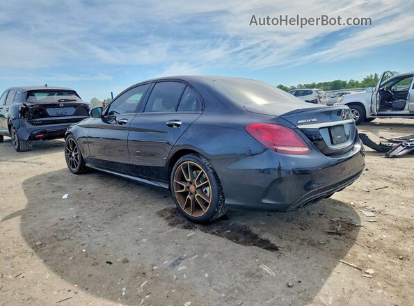 55SWF6EB8HU195444 2017 MERCEDES-BENZ C Black Հետևի ձախ