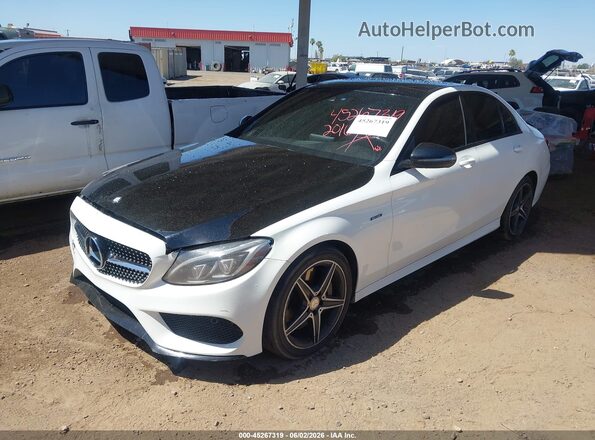 55SWF6EB9GU123456 2016 MERCEDES-BENZ C-CLASS White Front left