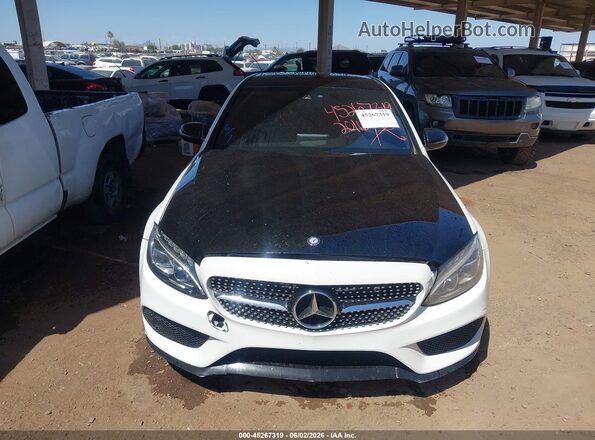 55SWF6EB9GU123456 2016 MERCEDES-BENZ C-CLASS White Dashboard view