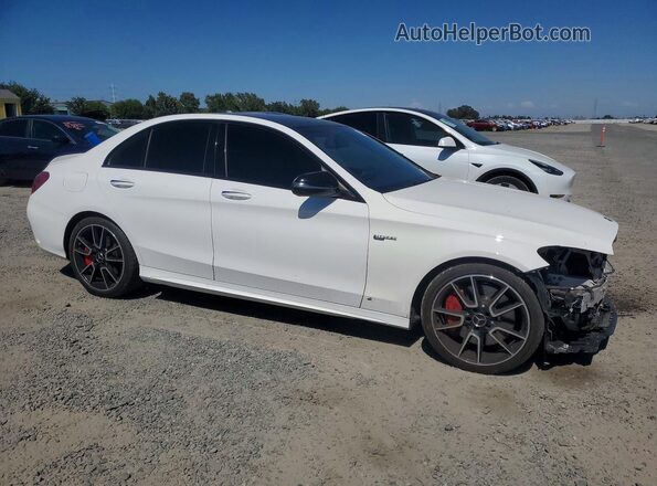 55SWF6EB9JU257200 2018 MERCEDES-BENZ C White Առջևի աջ
