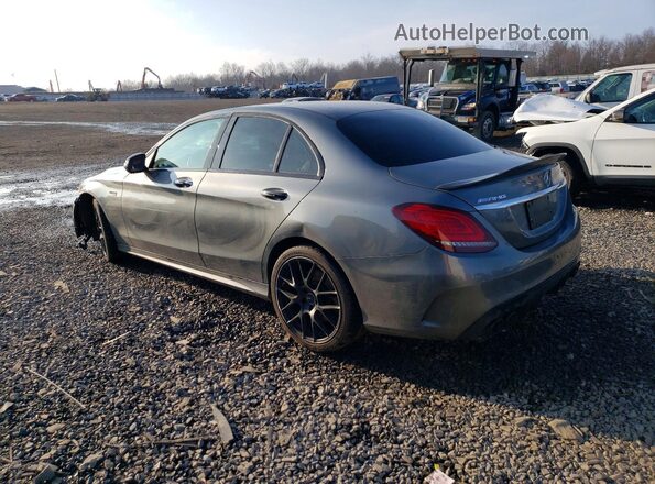 55SWF6EBXKU294077 2019 MERCEDES-BENZ C Gray Rear left