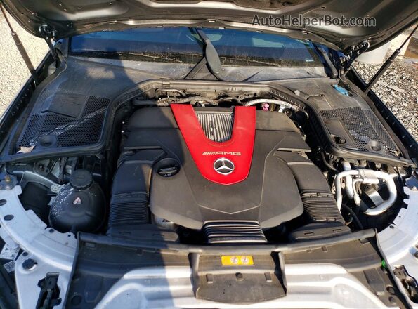 55SWF6EBXKU294077 2019 MERCEDES-BENZ C Gray Rear interior view
