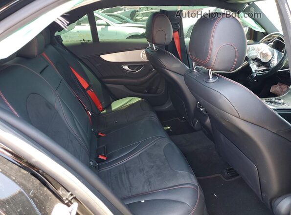 55SWF6EBXKU295293 2019 MERCEDES-BENZ C Black Հետևի նստատեղերի տեսք