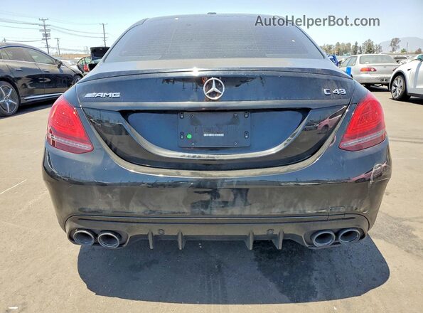 55SWF6EBXKU295293 2019 MERCEDES-BENZ C Black Հետևի տեսք