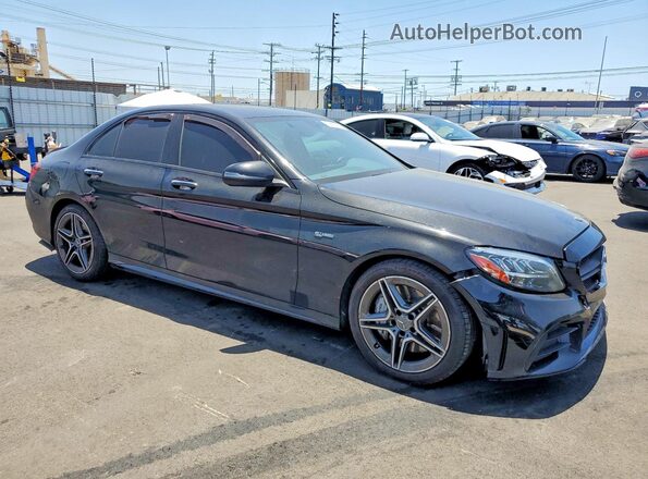 55SWF6EBXKU295293 2019 MERCEDES-BENZ C Black Առջևի աջ