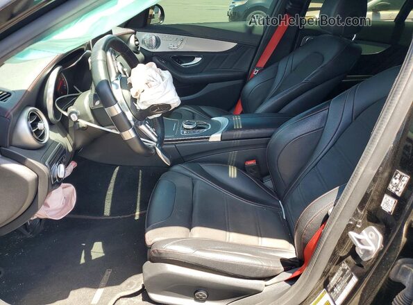 55SWF6EBXKU295293 2019 MERCEDES-BENZ C Black Սալոնի դիմացի տեսք