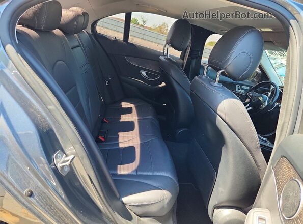 55SWF8DB0KU301714 2019 MERCEDES-BENZ C Gray Հետևի նստատեղերի տեսք