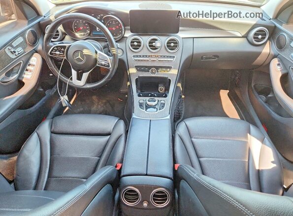 55SWF8DB0KU301714 2019 MERCEDES-BENZ C Gray Առջևի վահանակի տեսք