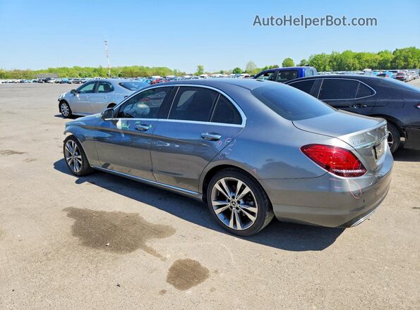 55SWF8DB0KU301714 2019 MERCEDES-BENZ C Gray Հետևի ձախ