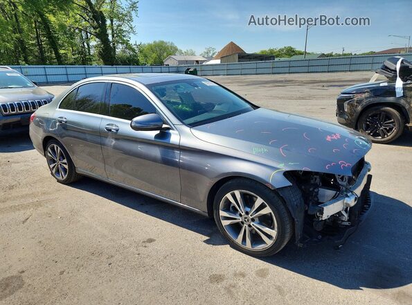 55SWF8DB0KU301714 2019 MERCEDES-BENZ C Gray Առջևի աջ