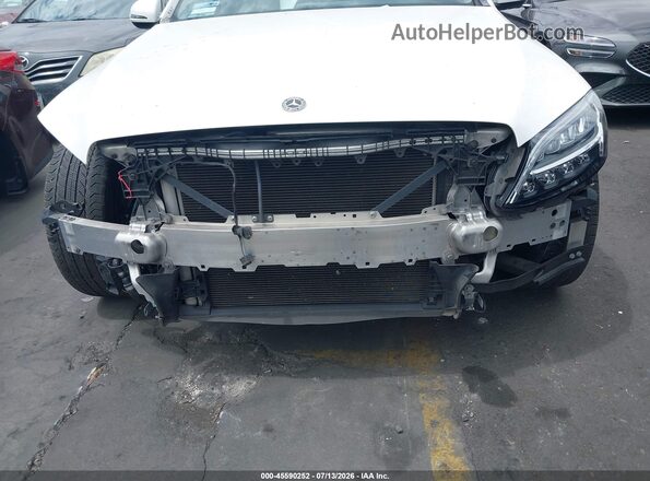 55SWF8DB0LU332821 2020 MERCEDES-BENZ C-CLASS Белый Вид спереди
