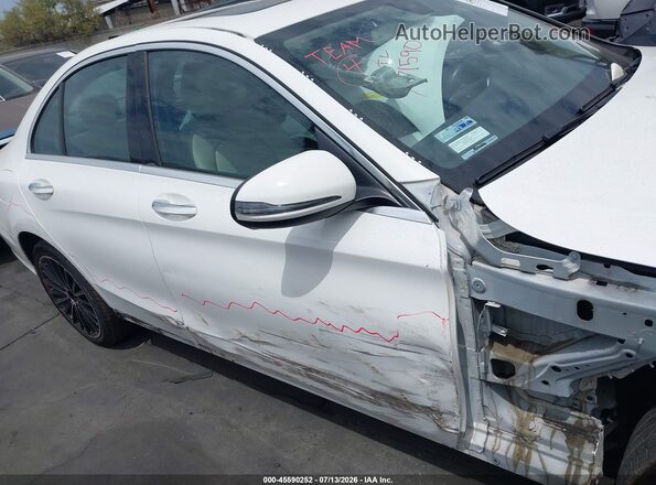 55SWF8DB0LU332821 2020 MERCEDES-BENZ C-CLASS Белый Панорамный вид салона 360°