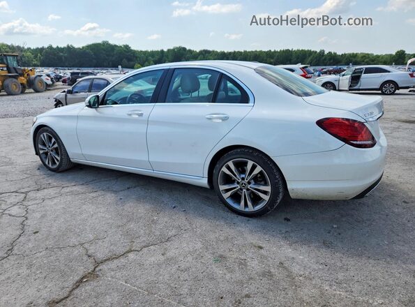 55SWF8DB1KU296426 2019 MERCEDES-BENZ C White უკანა მარცხენა