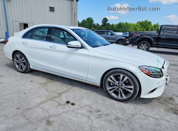 55SWF8DB1KU296426 2019 MERCEDES-BENZ C White წინა მარჯვენა
