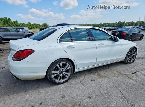 55SWF8DB1KU296426 2019 MERCEDES-BENZ C White უკანა მარჯვენა
