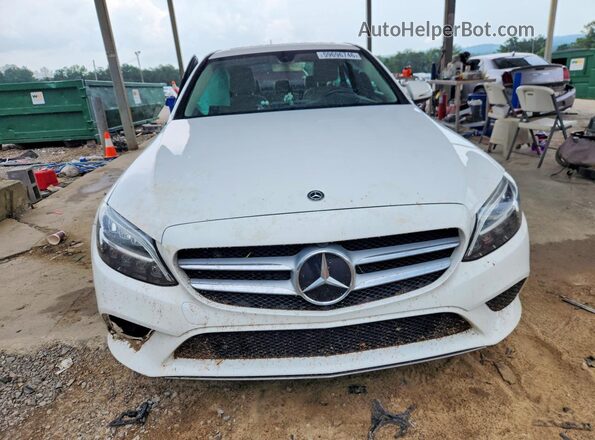 55SWF8DB1KU308333 2019 MERCEDES-BENZ C White Vista frontal