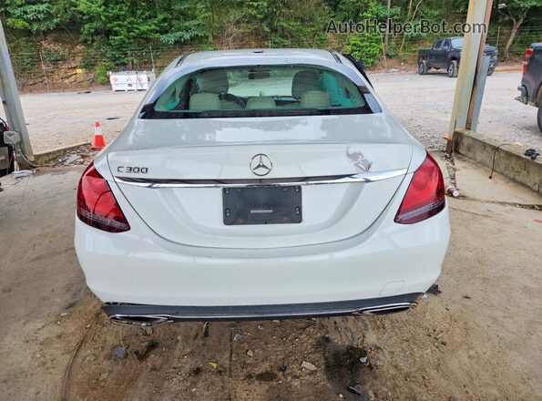55SWF8DB1KU308333 2019 MERCEDES-BENZ C White Vista trasera