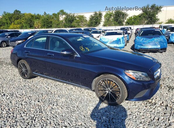 55SWF8DB1KU308350 2019 MERCEDES-BENZ C Blue Front right