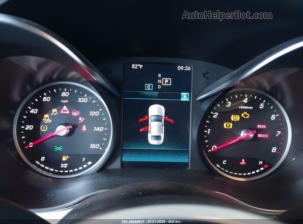 55SWF8DB1KU317310 2019 MERCEDES-BENZ C-CLASS White Widok tylnych siedzeń