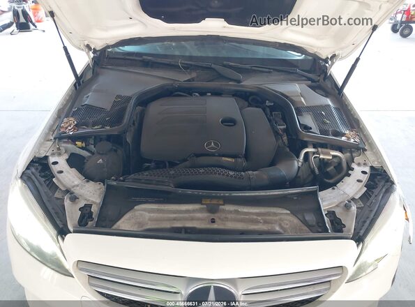 55SWF8DB1KU317310 2019 MERCEDES-BENZ C-CLASS White Widok z tyłu