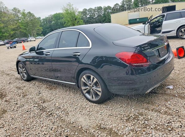 55SWF8DB1KU319994 2019 MERCEDES-BENZ C Черный Задняя левая четверть