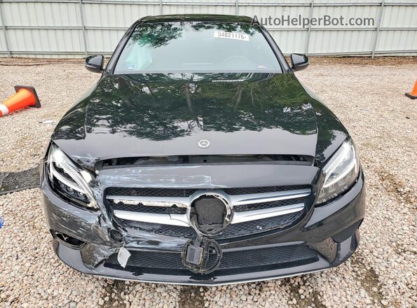 55SWF8DB1KU319994 2019 MERCEDES-BENZ C Черный Вид спереди