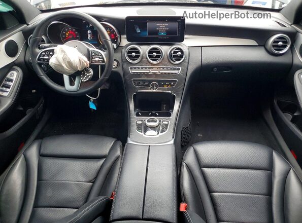 55SWF8DB1KU319994 2019 MERCEDES-BENZ C Черный Вид панели приборов