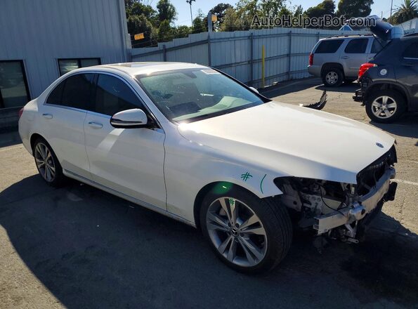 55SWF8DB1LU324159 2020 MERCEDES-BENZ C White წინა მარჯვენა