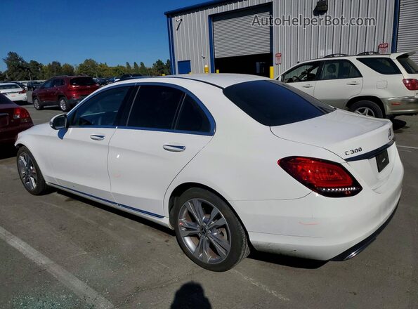 55SWF8DB1LU324159 2020 MERCEDES-BENZ C White უკანა მარცხენა