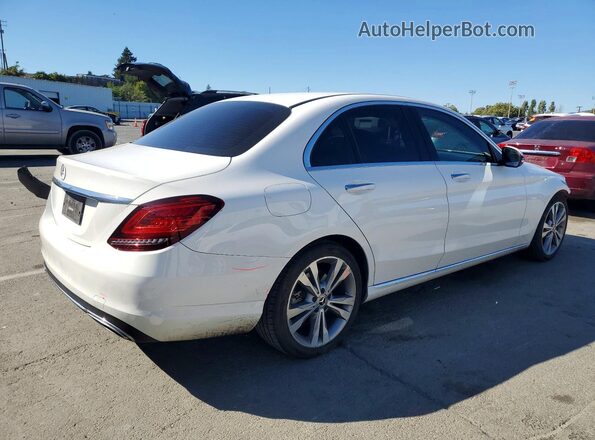 55SWF8DB1LU324159 2020 MERCEDES-BENZ C White უკანა მარჯვენა