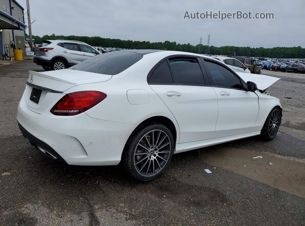55SWF8DB1LU329040 2020 MERCEDES-BENZ C White Задня права чверть