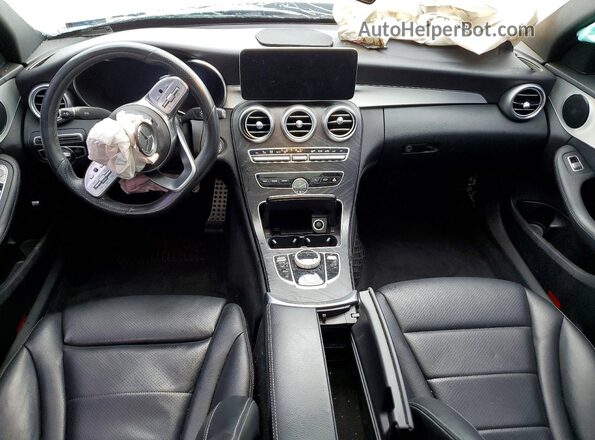 55SWF8DB1LU329040 2020 MERCEDES-BENZ C White Вид панелі приладів