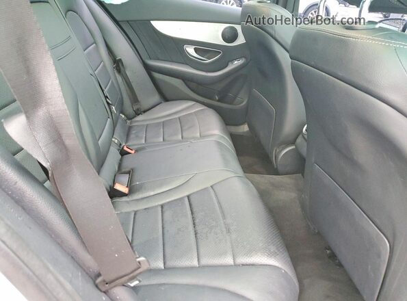 55SWF8DB1LU329040 2020 MERCEDES-BENZ C White Вид задніх сидінь