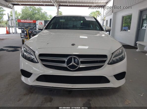 55SWF8DB2KU289310 2019 MERCEDES-BENZ C-CLASS White ხელსაწყოთა პანელის ხედი