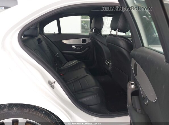 55SWF8DB2KU289310 2019 MERCEDES-BENZ C-CLASS White VIN კოდის სტიკერის ხედი