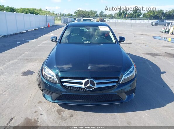 55SWF8DB2KU318322 2019 MERCEDES-BENZ C-CLASS Green Սարքավորումների վահանակի տեսք