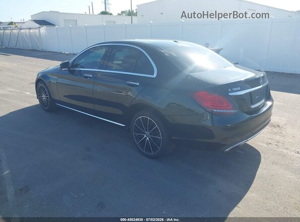 55SWF8DB2KU318322 2019 MERCEDES-BENZ C-CLASS Green Հետևի ձախ