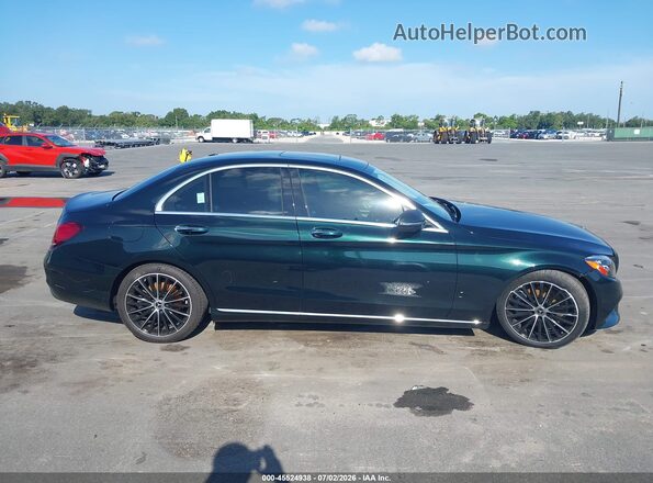 55SWF8DB2KU318322 2019 MERCEDES-BENZ C-CLASS Green Սալոնի հետևի տեսք