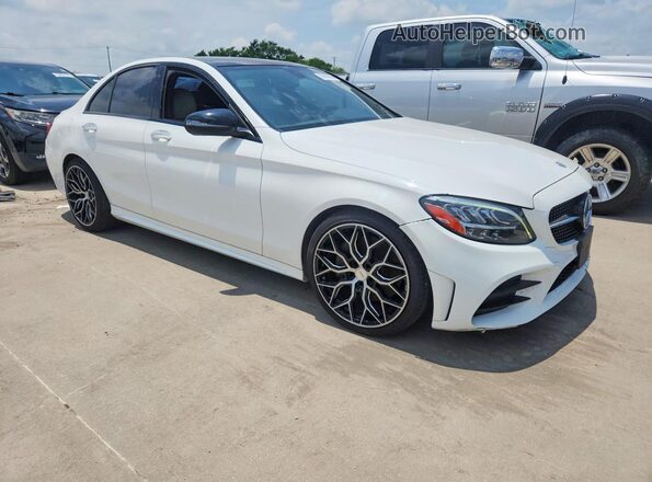 55SWF8DB2KU322130 2019 MERCEDES-BENZ C White წინა მარჯვენა