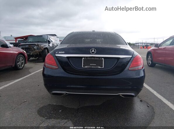 55SWF8DB3KU301741 2019 MERCEDES-BENZ C-CLASS Dark Blue 