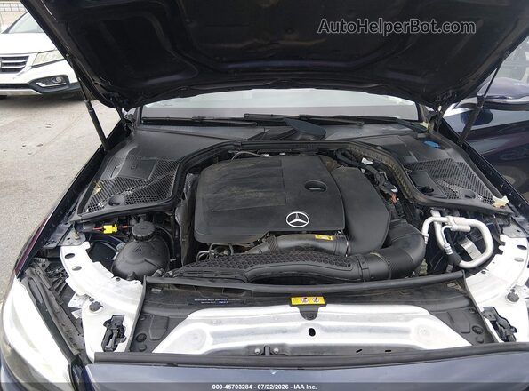 55SWF8DB3KU301741 2019 MERCEDES-BENZ C-CLASS Dark Blue Widok z tyłu