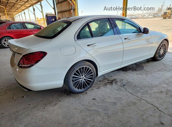 55SWF8DB5KU300610 2019 MERCEDES-BENZ C White Trasero derecho
