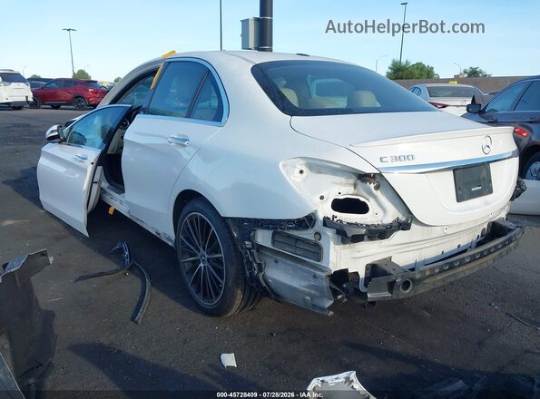 55SWF8DB5KU306858 2019 MERCEDES-BENZ C-CLASS White Задня ліва чверть