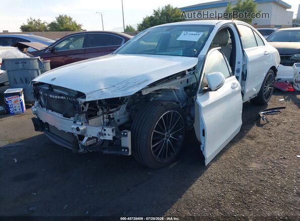 55SWF8DB5KU306858 2019 MERCEDES-BENZ C-CLASS White Передня ліва чверть