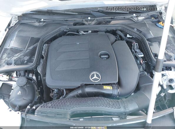 55SWF8DB5KU306858 2019 MERCEDES-BENZ C-CLASS White Вид ззаду