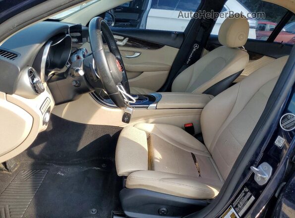 55SWF8DB6KU295062 2019 MERCEDES-BENZ C Blue Вид салону спереду