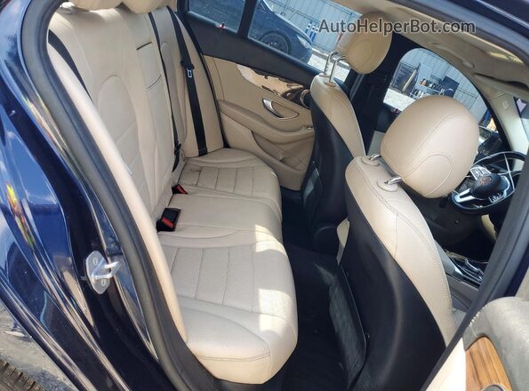 55SWF8DB6KU295062 2019 MERCEDES-BENZ C Blue Вид задніх сидінь