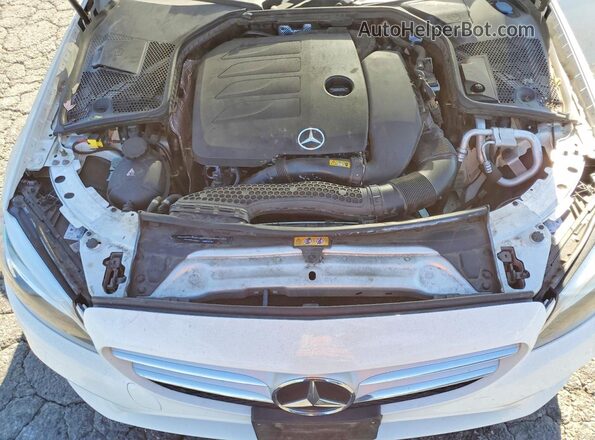 55SWF8DB6KU298396 2019 MERCEDES-BENZ C Белый Вид задней части салона